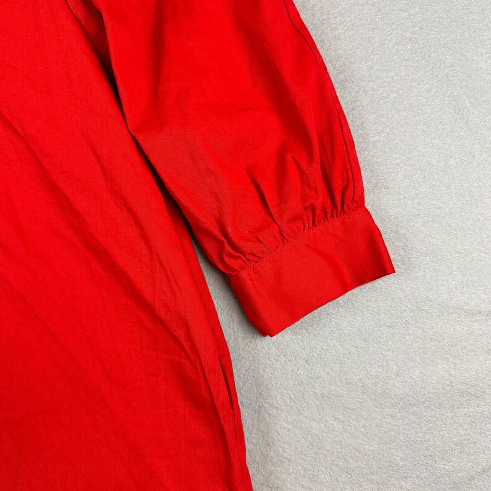 Tuckernuck Red Button-Down Ruffle Collar Top - Picture 5 of 14